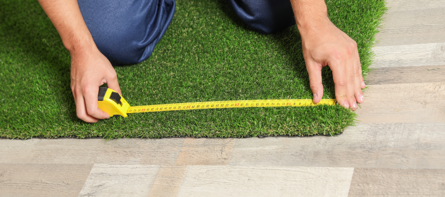 calcular metros cesped artificial