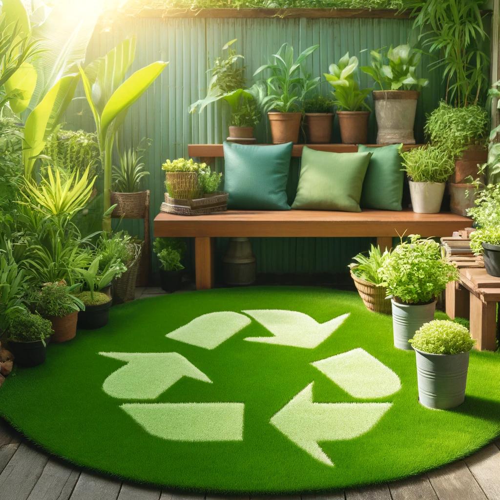 césped artificial respetuoso con el medio ambiente